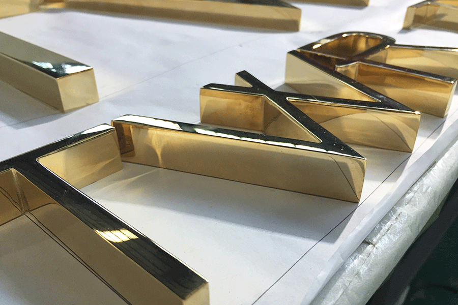 不銹鋼金屬字有哪些類別與制作工藝？