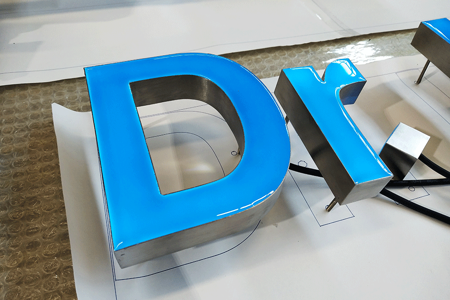 不同類型3D立體字制作工藝流程有哪些？